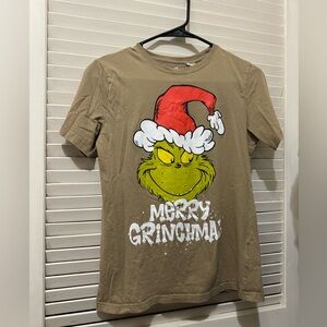 H&M Boys Dr. Seuss Grinch Christmas T-Shirt EUC